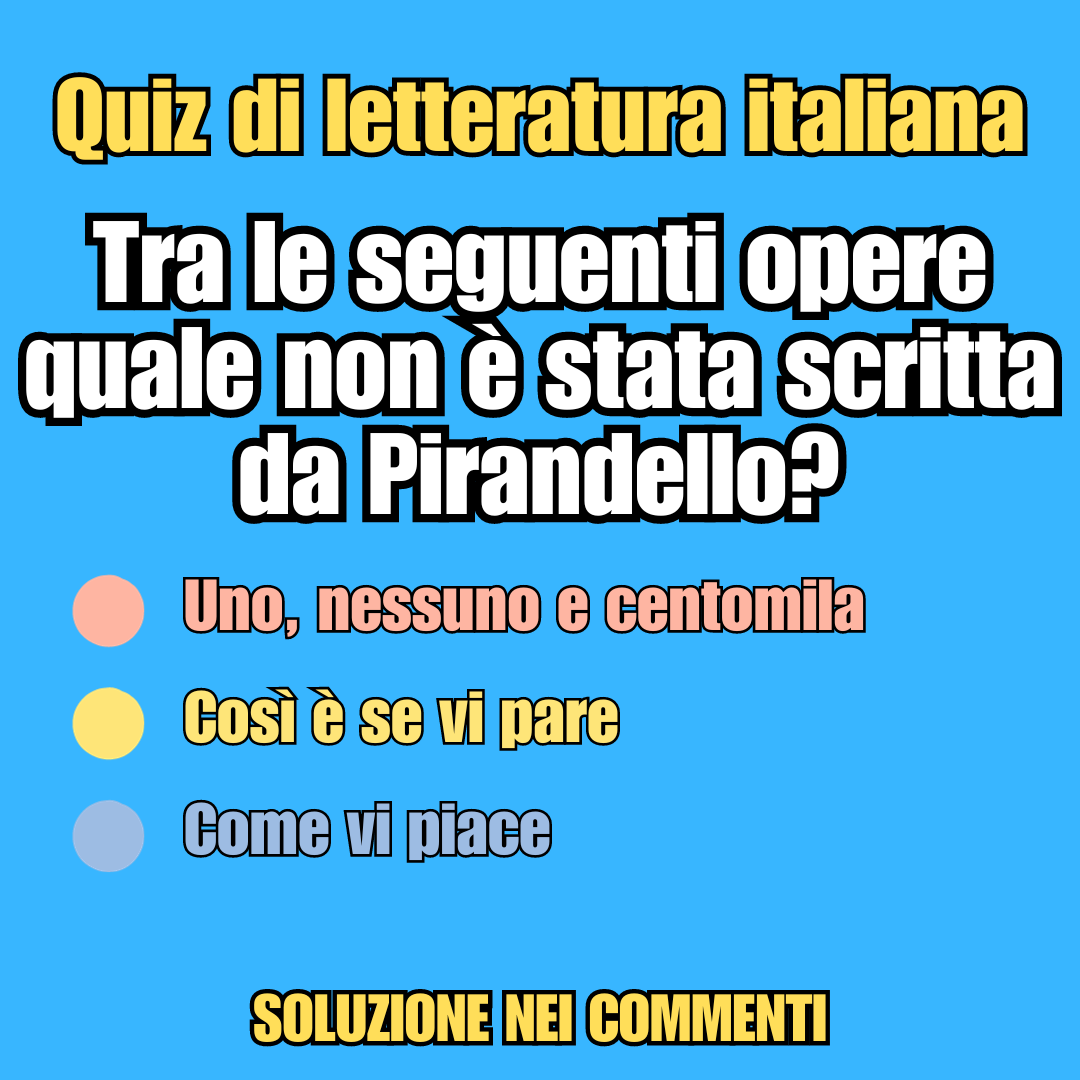 Quanto Conosci Realmente Della Letteratura Italiana Mettiti Alla