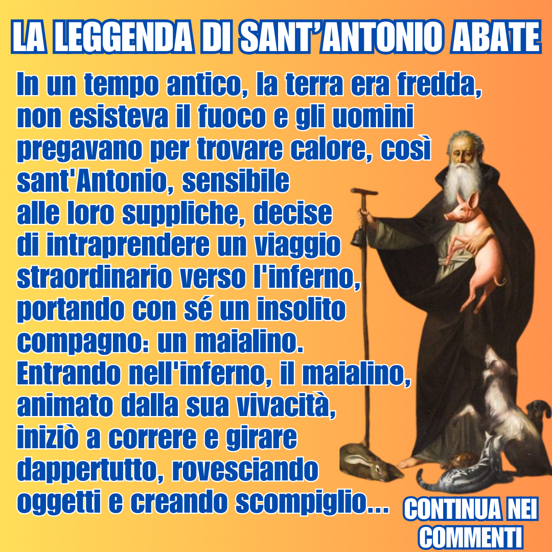 Preghiere Per Il Fuoco Di Sant'antonio - Quando Sant'Antonio Abate scese all'inferno con il suo maialino e