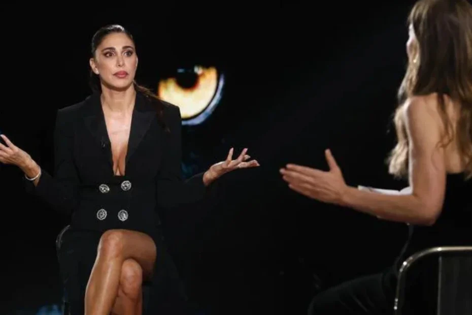 Belen Rodriguez intervistata a Belve