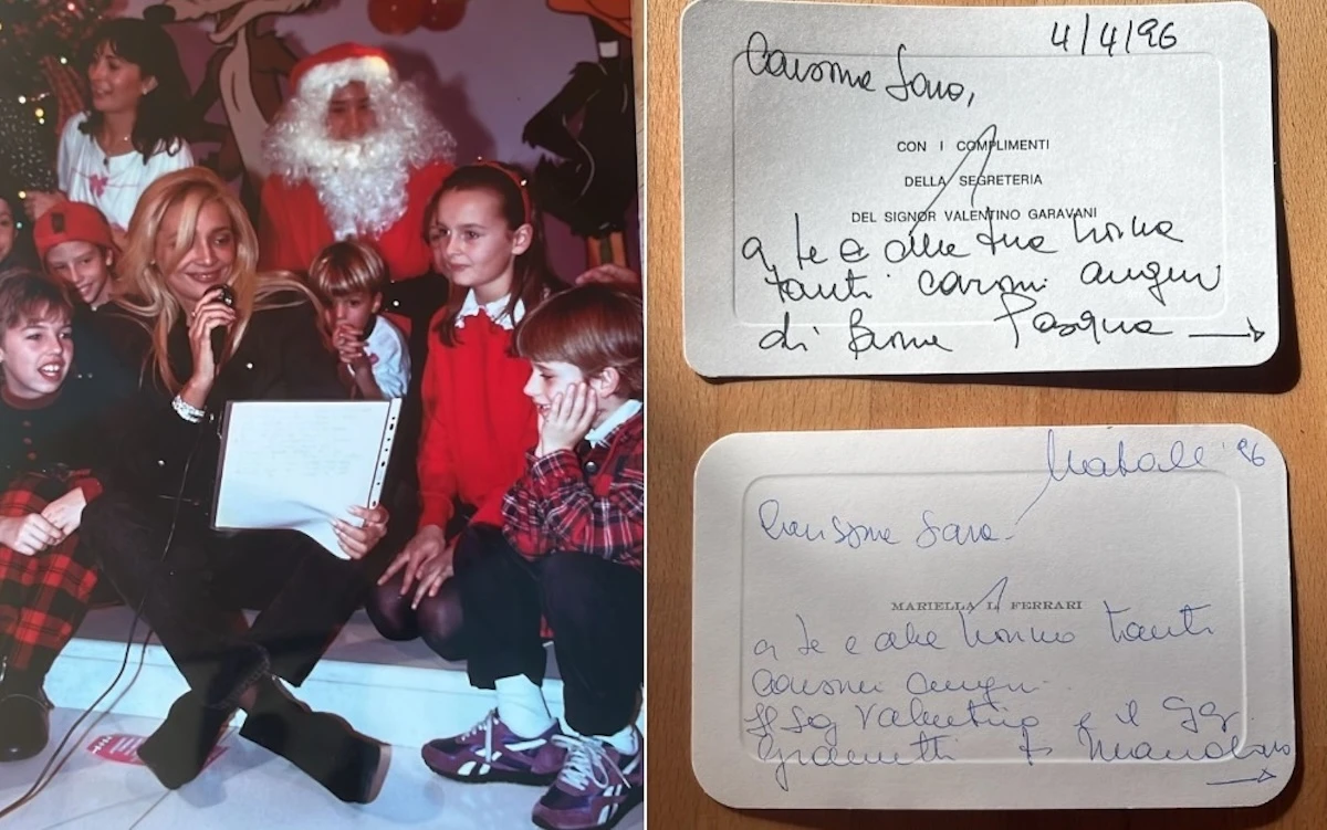 Sarah Silvestri durante un momento di riflessione