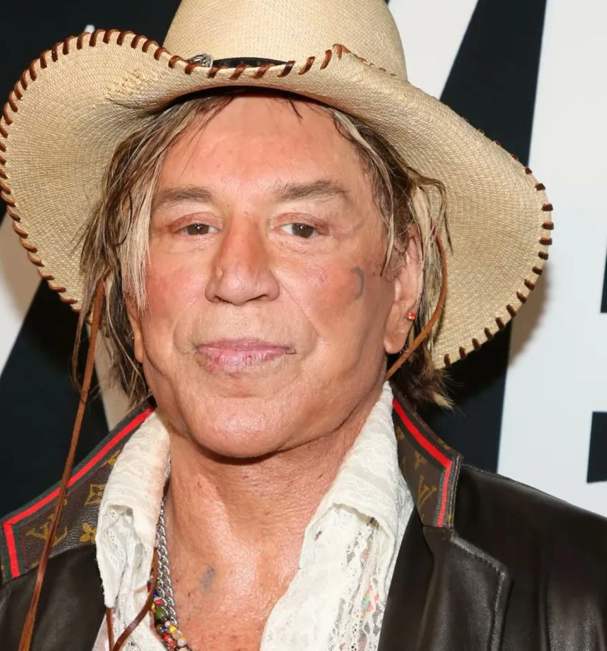 Ritratto di Mickey Rourke in un momento recente