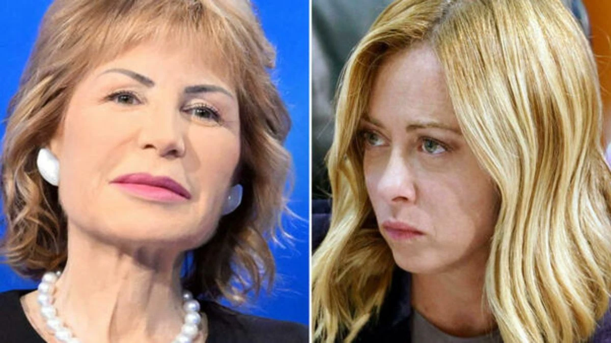 Giorgia Meloni durante dichiarazioni sul caso Crans-Montana