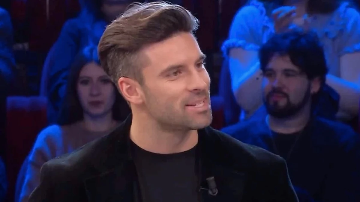 Francesco Rubino durante la puntata di Affari Tuoi