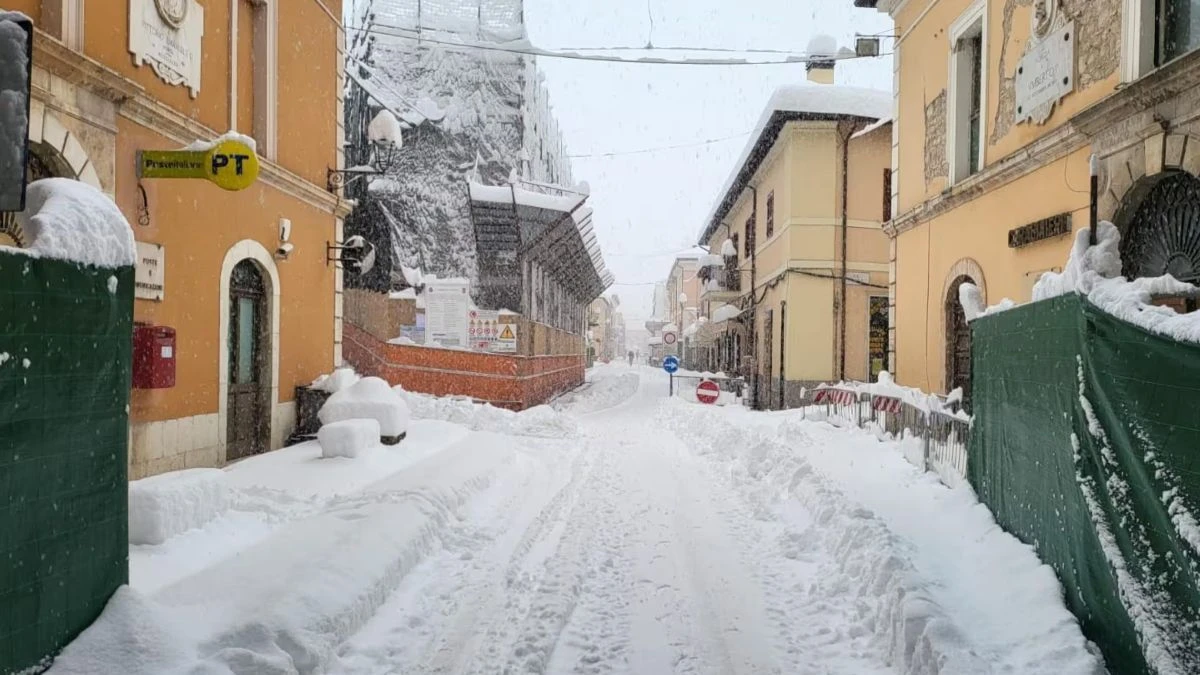 Neve in Italia a bassa quota