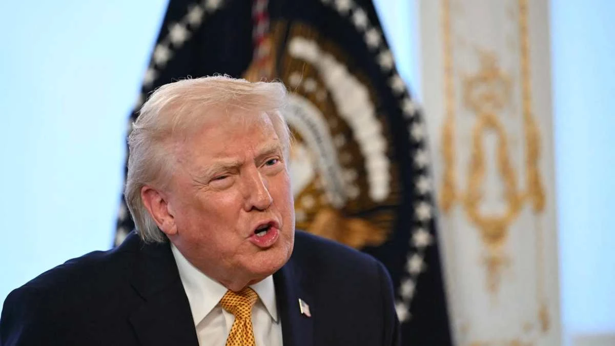 Donald Trump in conferenza stampa