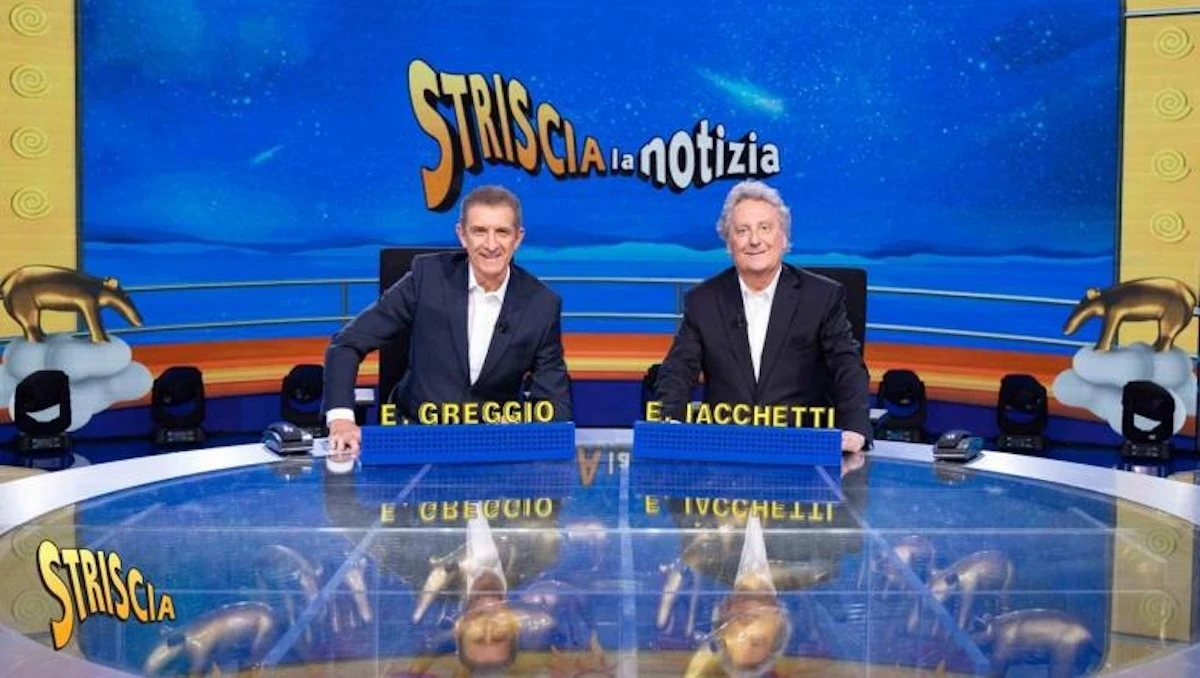 Immagine di scena legata alla puntata di Striscia la notizia