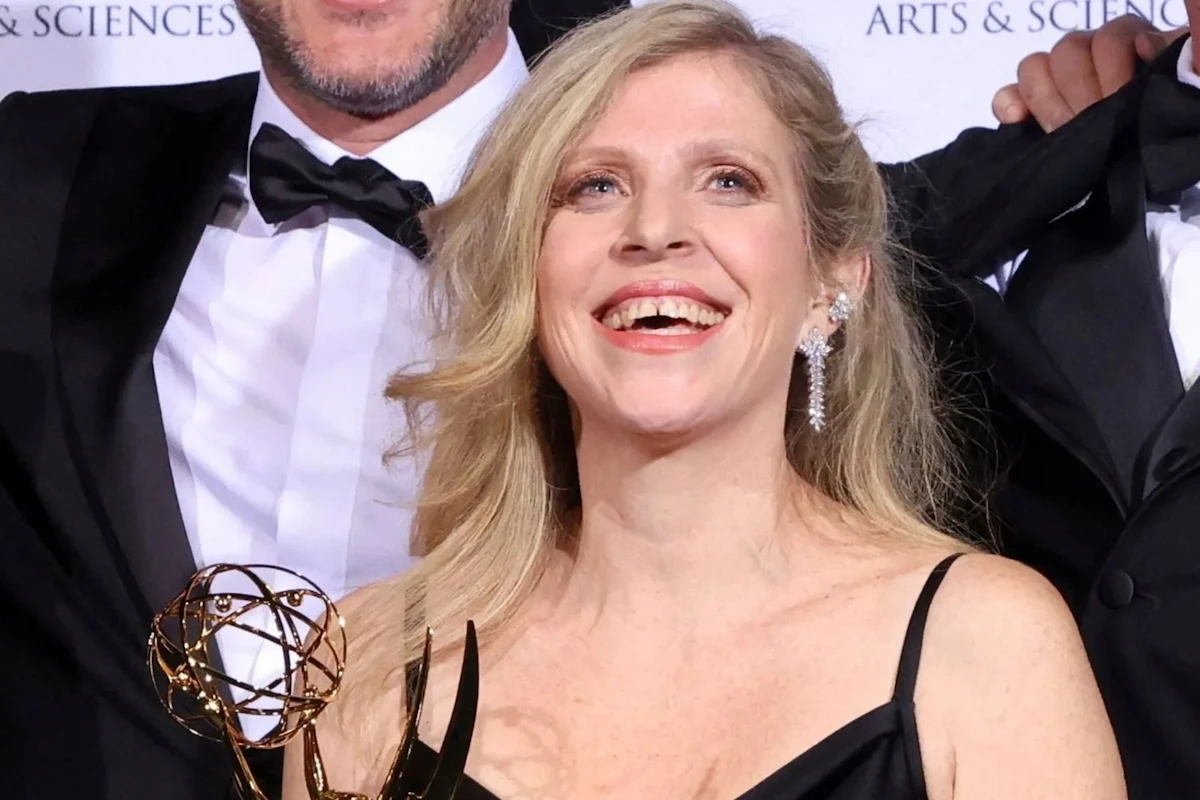 Scena sul set della serie Tehran