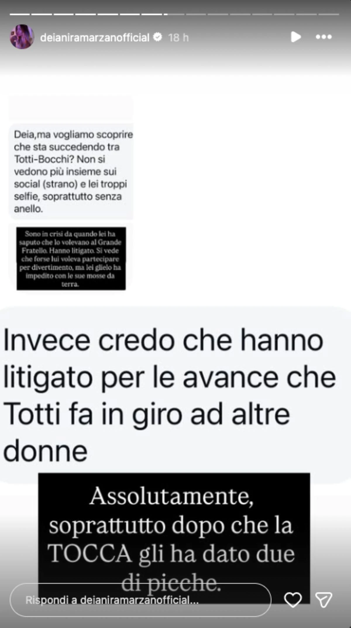 Francesco Totti e Noemi Bocchi