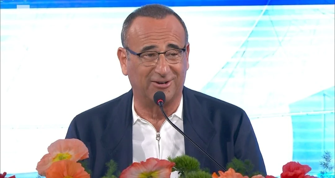 Conferenza stampa Sanremo 2026 con Carlo Conti