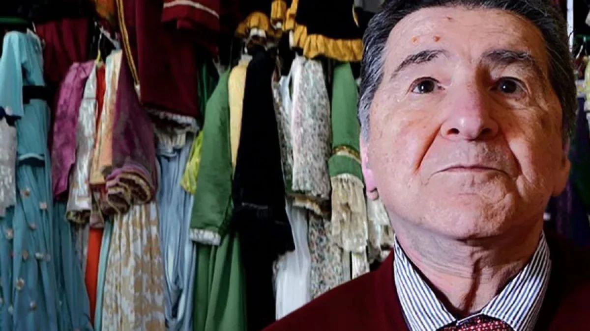 Laboratorio sartoriale Canzanella con tessuti e abiti da scena