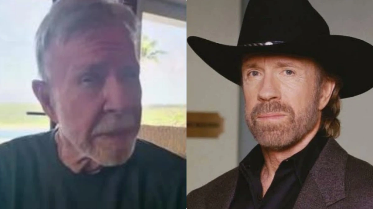 Chuck Norris durante il suo ultimo allenamento, un momento simbolico della sua forza e resilienza