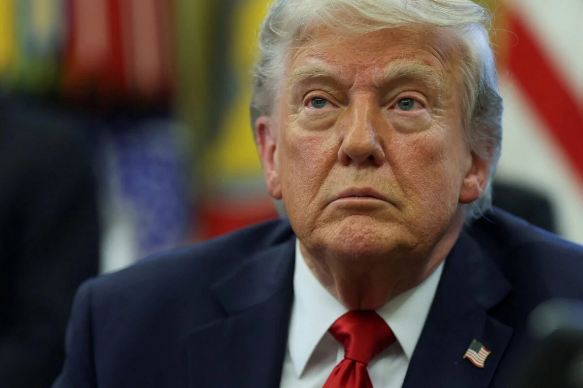 Donald Trump durante un evento pubblico