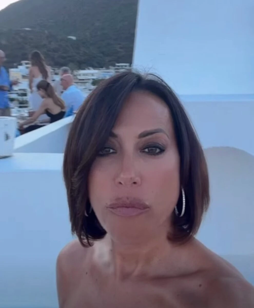 Nunzia De Girolamo durante la vacanza
